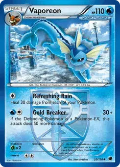 Vaporeon Plasma Freeze
