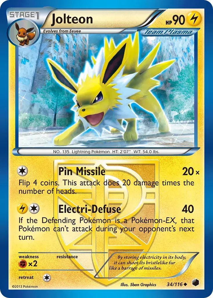 Jolteon Plasma Freeze 34