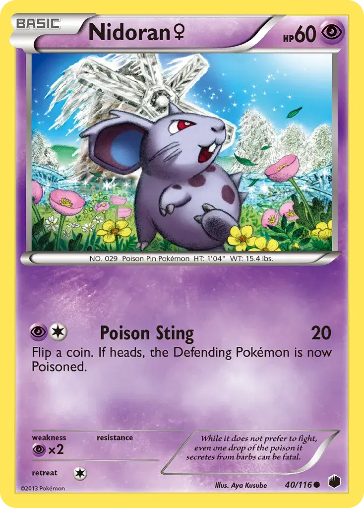 Nidoran ♀ Plasma Freeze 40
