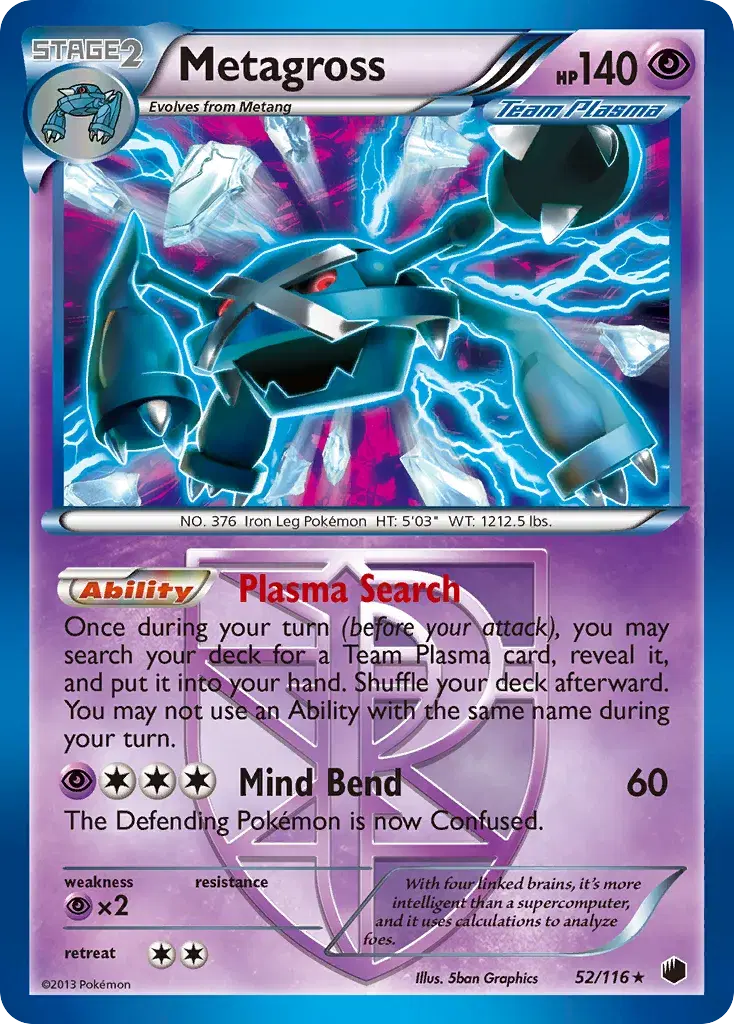 Metagross Plasma Freeze 52