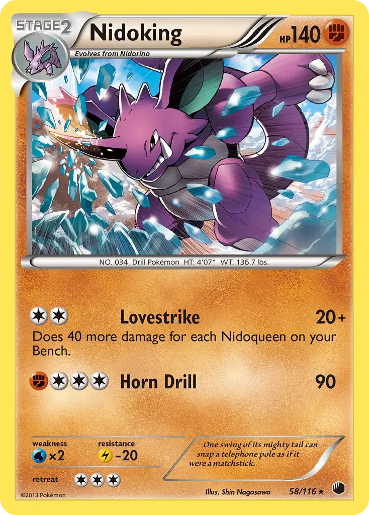 Nidoking Plasma Freeze 58