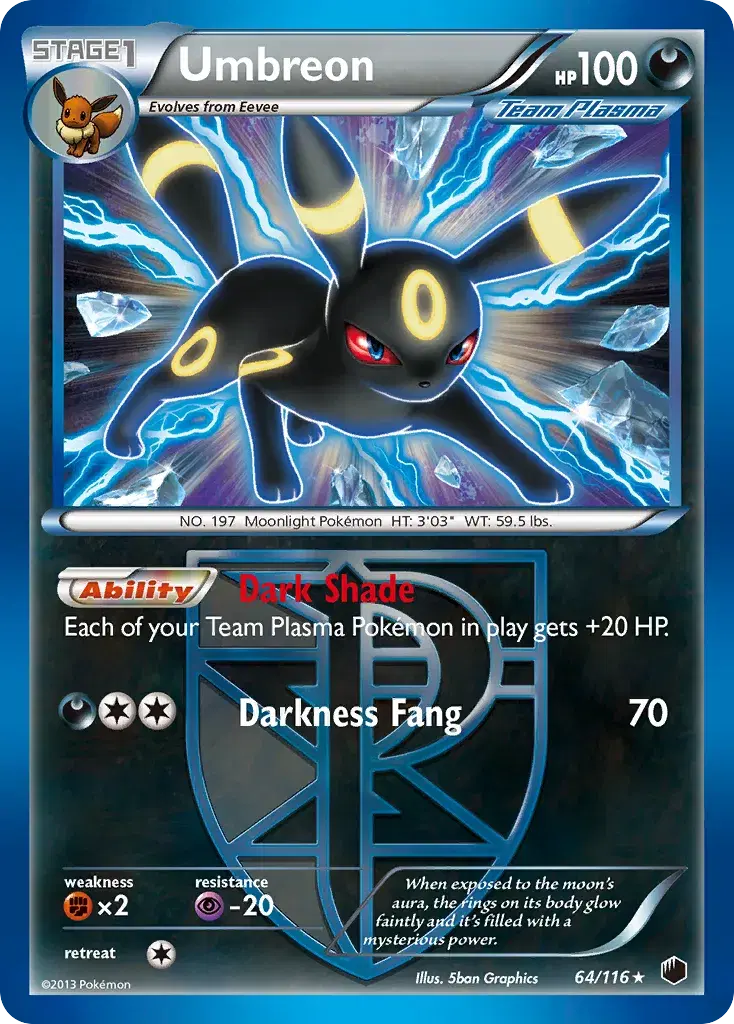 Umbreon Plasma Freeze 64
