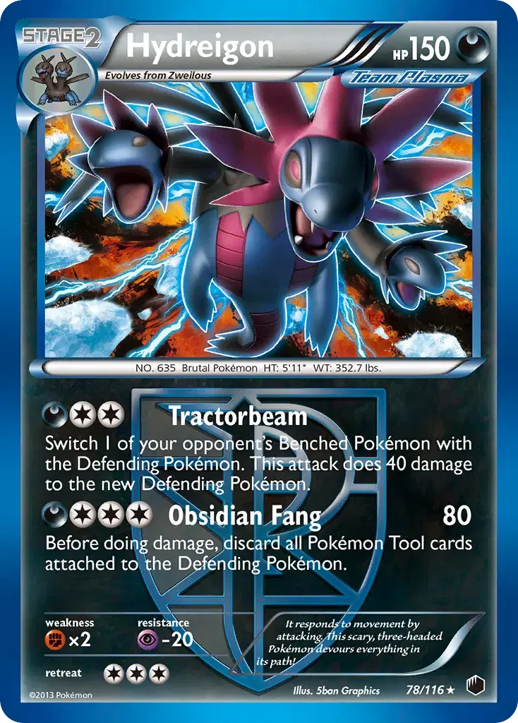 Hydreigon Plasma Freeze 78