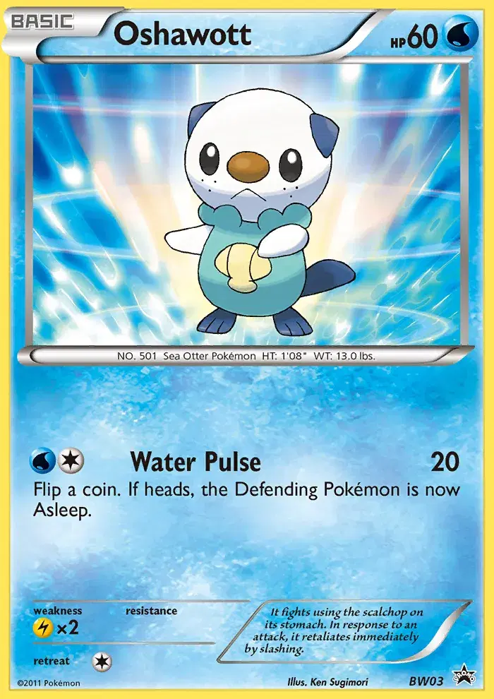 Oshawott BW Black Star Promos BW03
