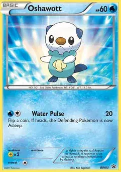 Oshawott BW Black Star Promos