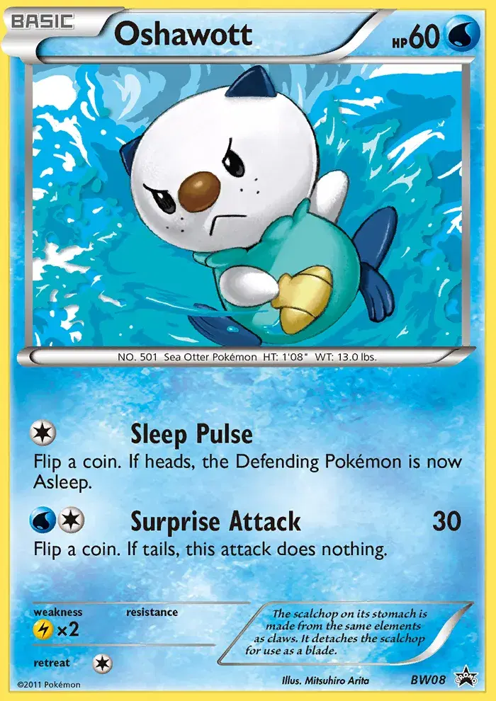 Oshawott BW Black Star Promos BW08