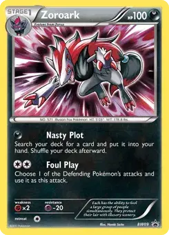 Zoroark BW Black Star Promos