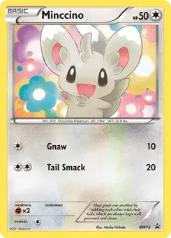 Minccino BW Black Star Promos