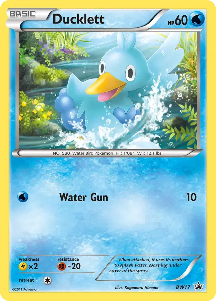 Ducklett BW Black Star Promos BW17