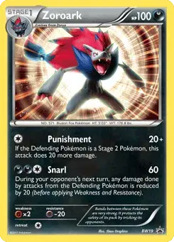 Zoroark BW Black Star Promos