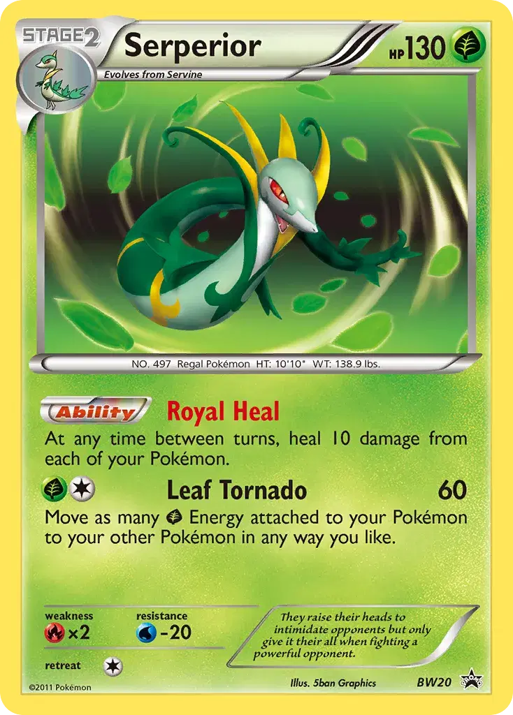 Serperior BW Black Star Promos BW20