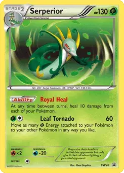 Serperior BW Black Star Promos