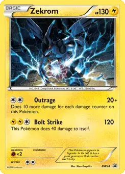 Zekrom BW Black Star Promos