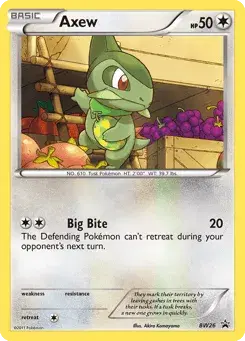 Axew BW Black Star Promos