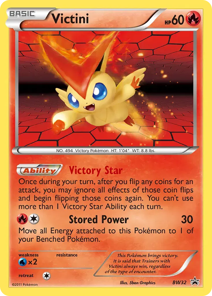 Victini BW Black Star Promos BW32