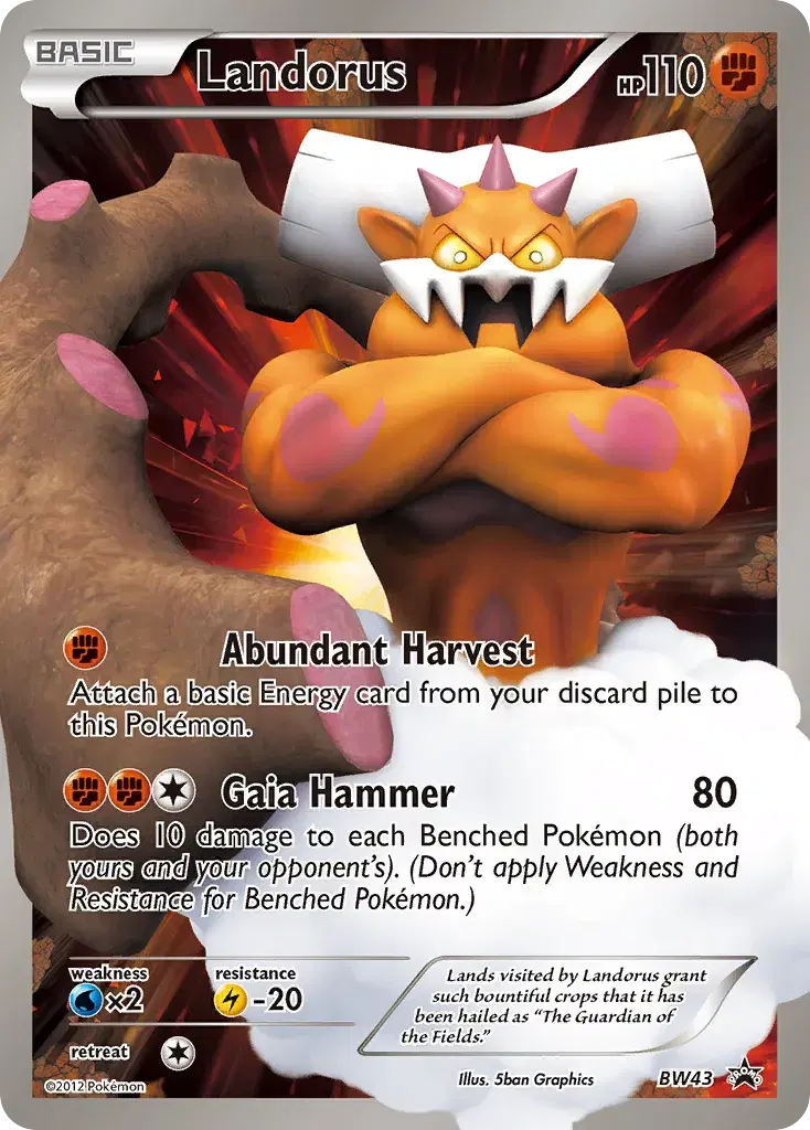 Landorus BW Black Star Promos BW43