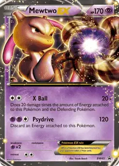Mewtwo-EX BW Black Star Promos