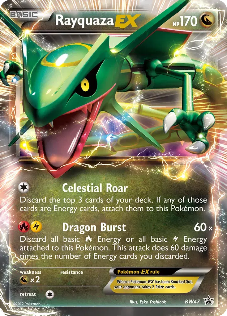 Rayquaza-EX BW Black Star Promos BW47