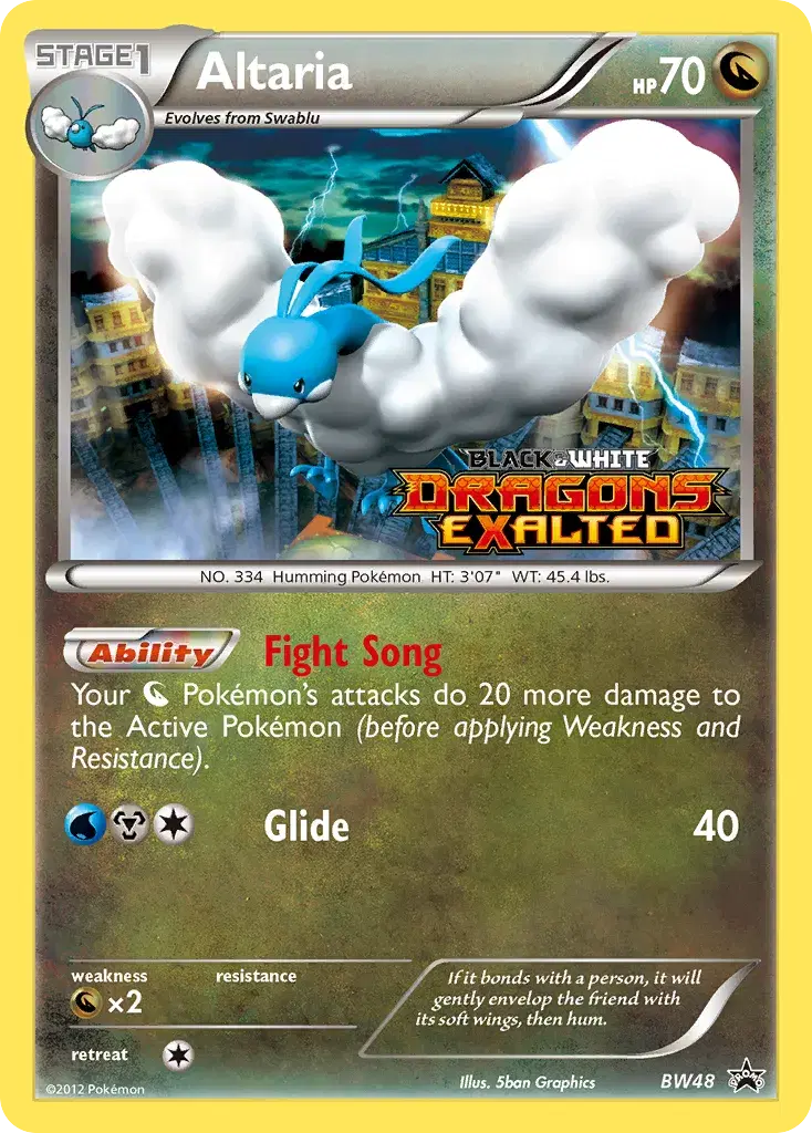 Altaria BW Black Star Promos BW48