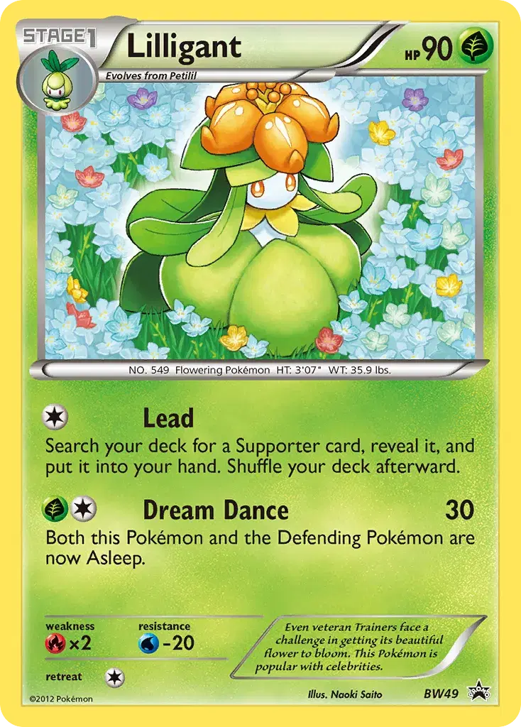 Lilligant BW Black Star Promos BW49
