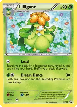 Lilligant BW Black Star Promos