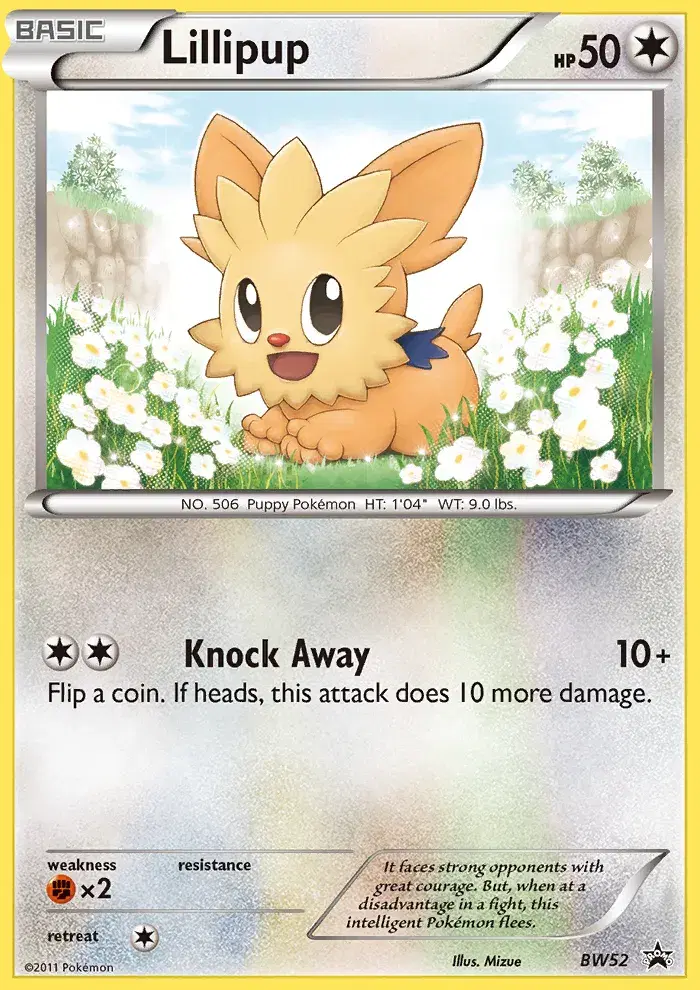 Lillipup BW Black Star Promos BW52