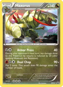 Haxorus BW Black Star Promos