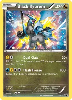 Black Kyurem BW Black Star Promos