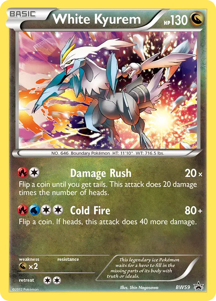 White Kyurem BW Black Star Promos BW59