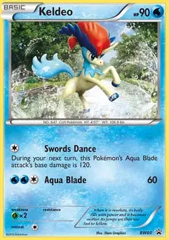 Keldeo BW Black Star Promos
