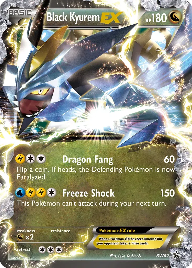 Black Kyurem-EX BW Black Star Promos BW62