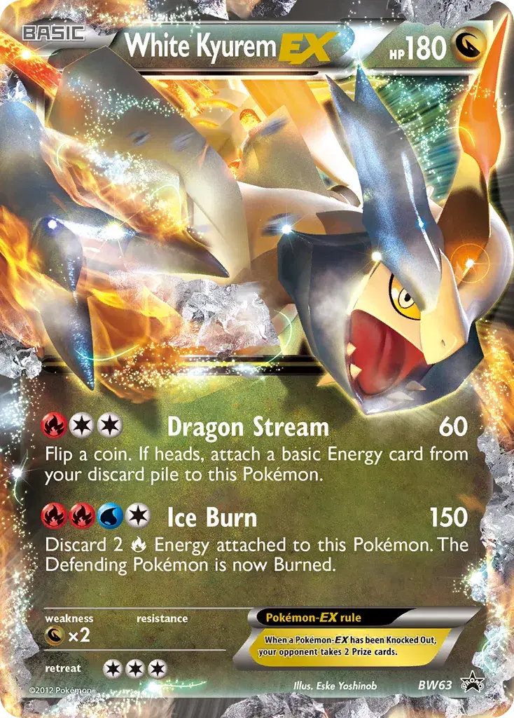 White Kyurem-EX BW Black Star Promos BW63