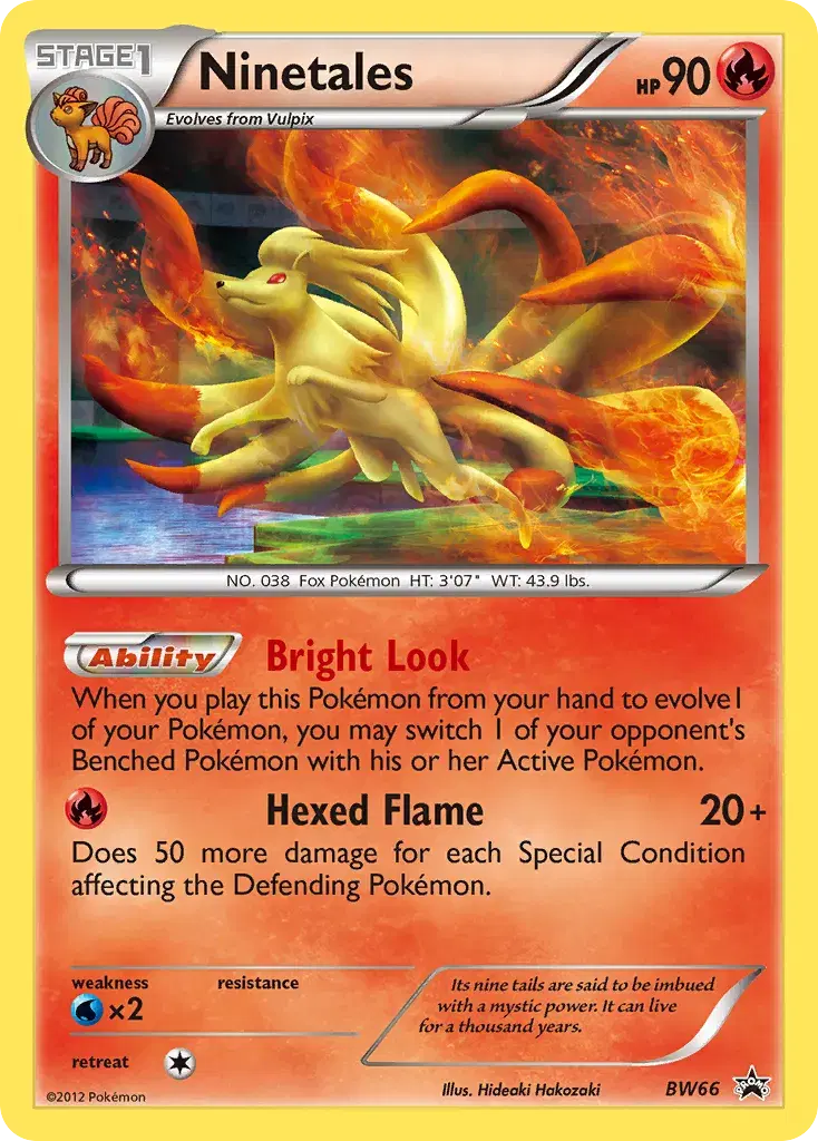 Ninetales BW Black Star Promos BW66