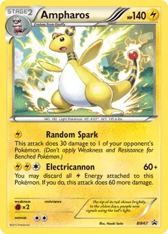 Ampharos BW Black Star Promos