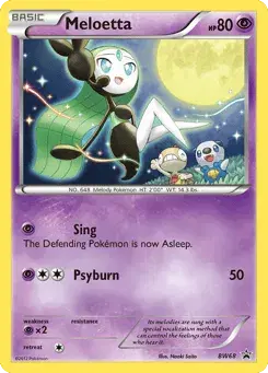 Meloetta BW Black Star Promos