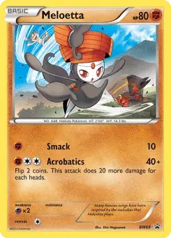 Meloetta BW Black Star Promos