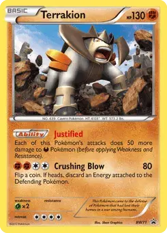 Terrakion BW Black Star Promos