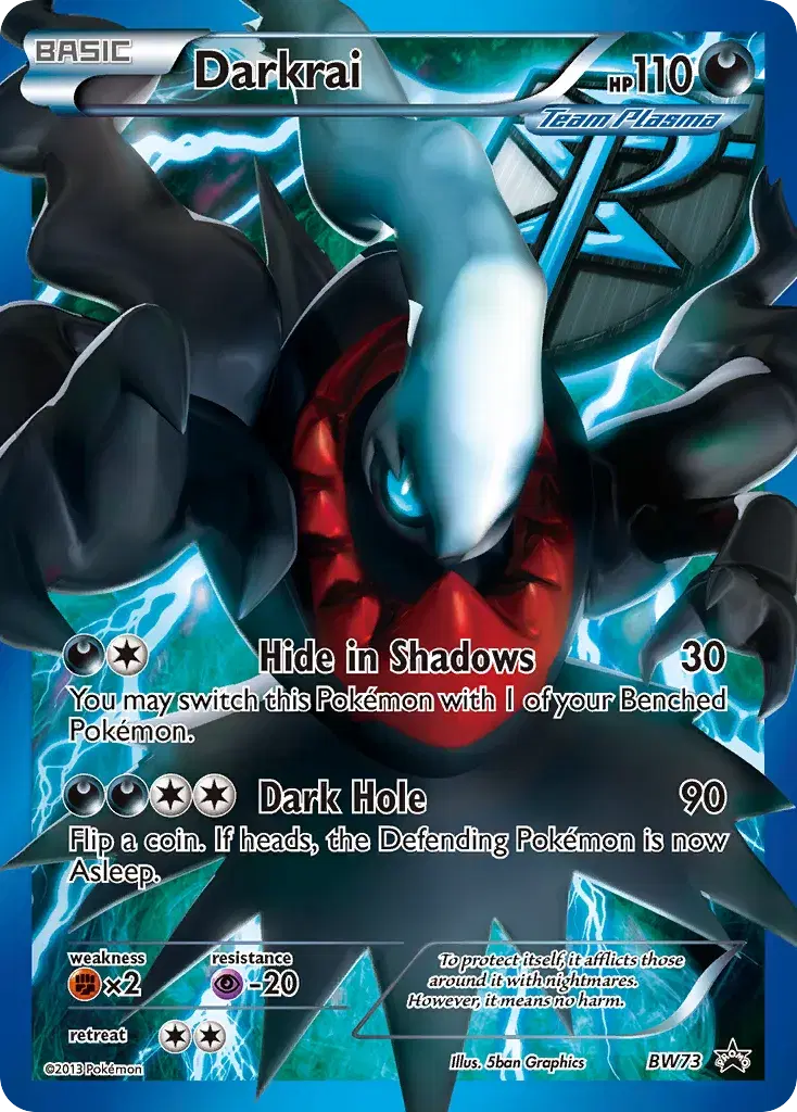 Darkrai BW Black Star Promos BW73
