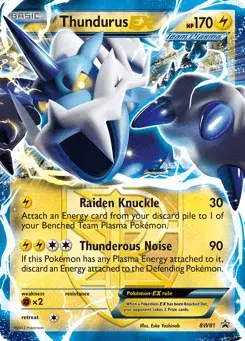 Thundurus-EX BW Black Star Promos
