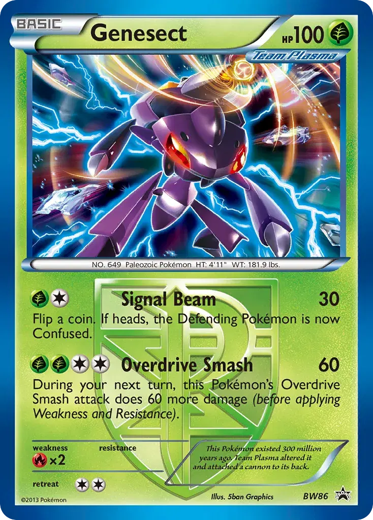 Genesect BW Black Star Promos BW86