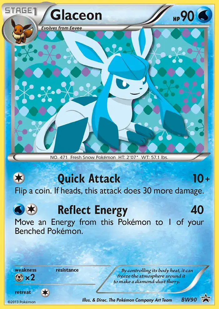 Glaceon BW Black Star Promos BW90