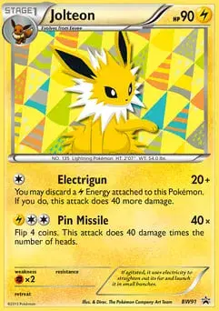 Jolteon BW Black Star Promos