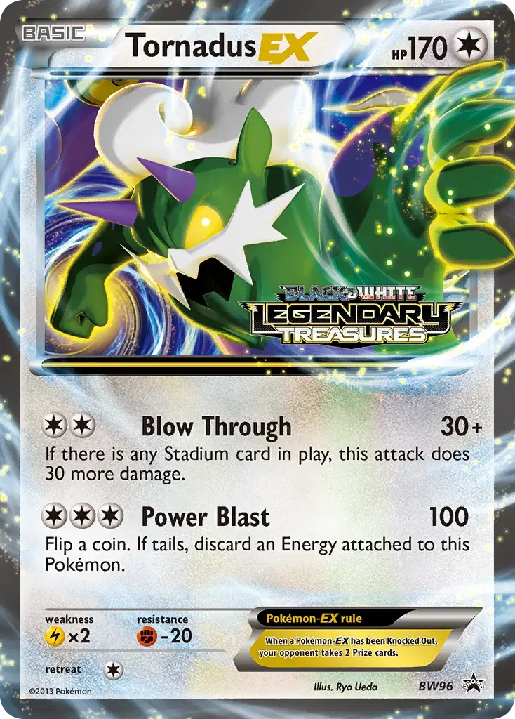 Tornadus-EX BW Black Star Promos BW96