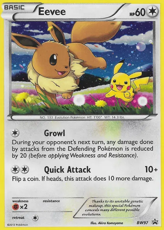 Eevee BW Black Star Promos BW97