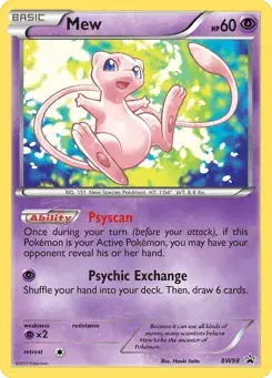 Mew BW Black Star Promos
