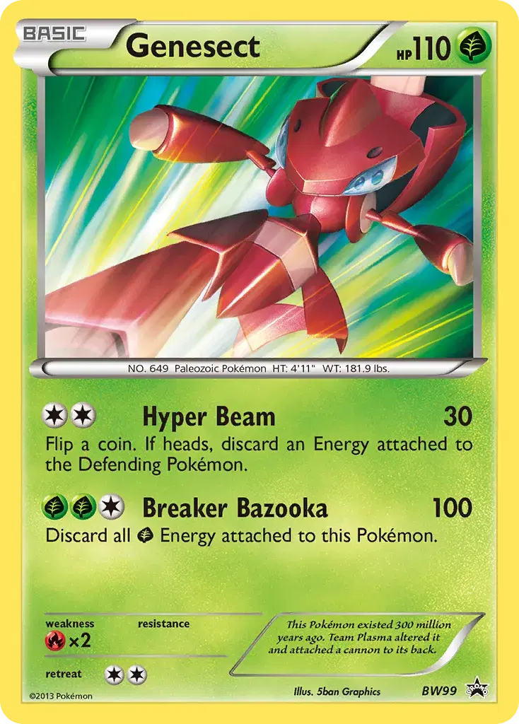 Genesect BW Black Star Promos BW99