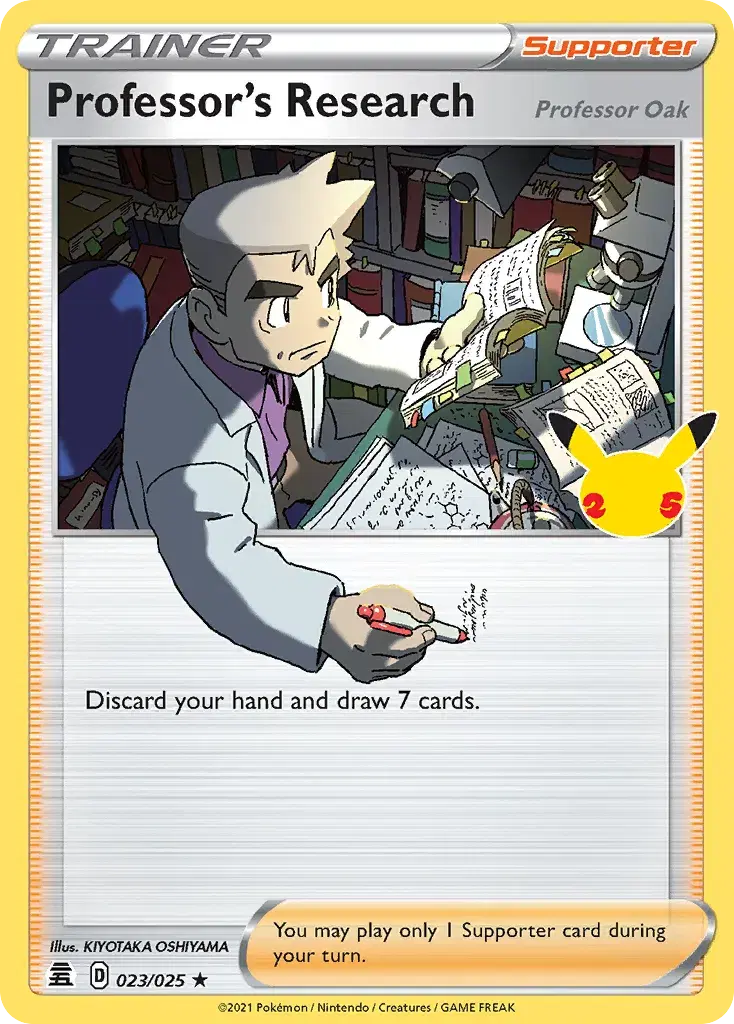 Professor's Research (Professor Oak) Celebrations 23