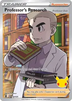 Professor's Research (Professor Oak) Celebrations