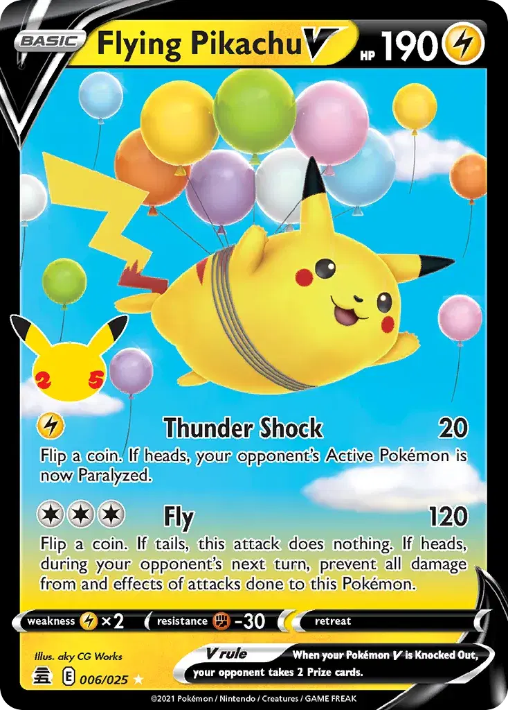 Flying Pikachu V Celebrations 6