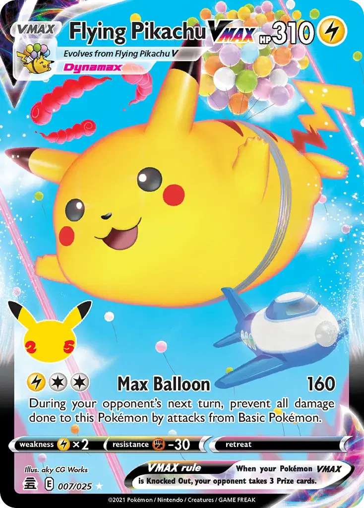 Flying Pikachu VMAX Celebrations 7
